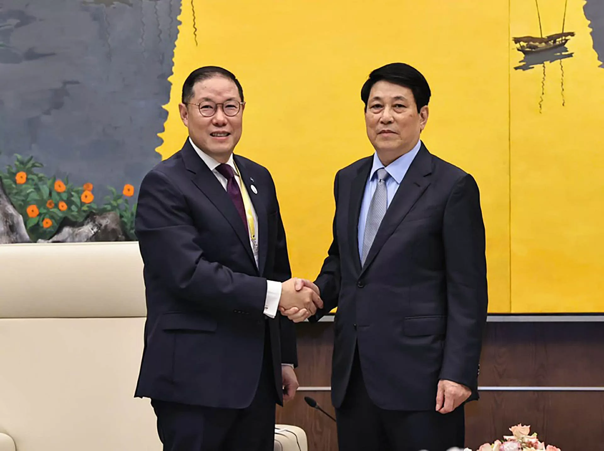 Chủ tịch nước Lương Cường tiếp Chủ tịch Hội đồng Tư vấn kinh doanh APEC 2025 Chủ tịch nước Lương Cường tiếp Chủ tịch Hội đồng Tư vấn kinh doanh APEC 2025