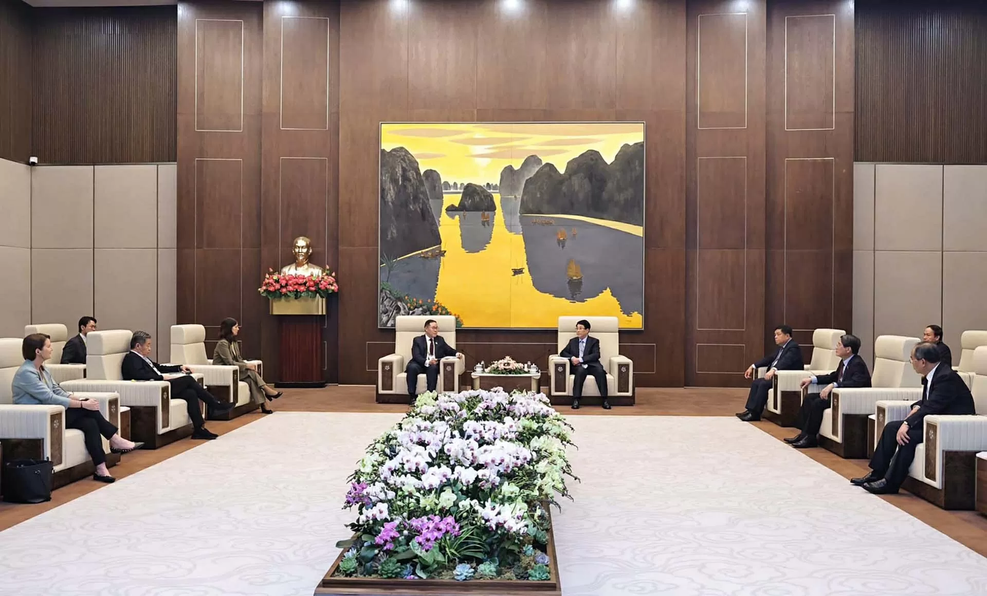 Chủ tịch nước Lương Cường tiếp Chủ tịch Hội đồng Tư vấn kinh doanh APEC 2025