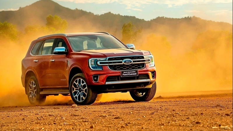 Top 5 xe SUV hạng D bán chạy nhất tháng 6/2025: Ford Everest tiếp tục lập đỉnh