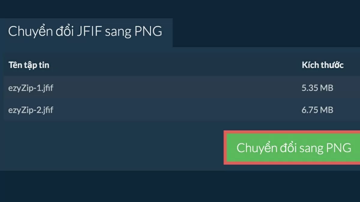 Dùng công cụ chuyển đổi trực tuyến. Dùng công cụ chuyển đổi trực tuyến.