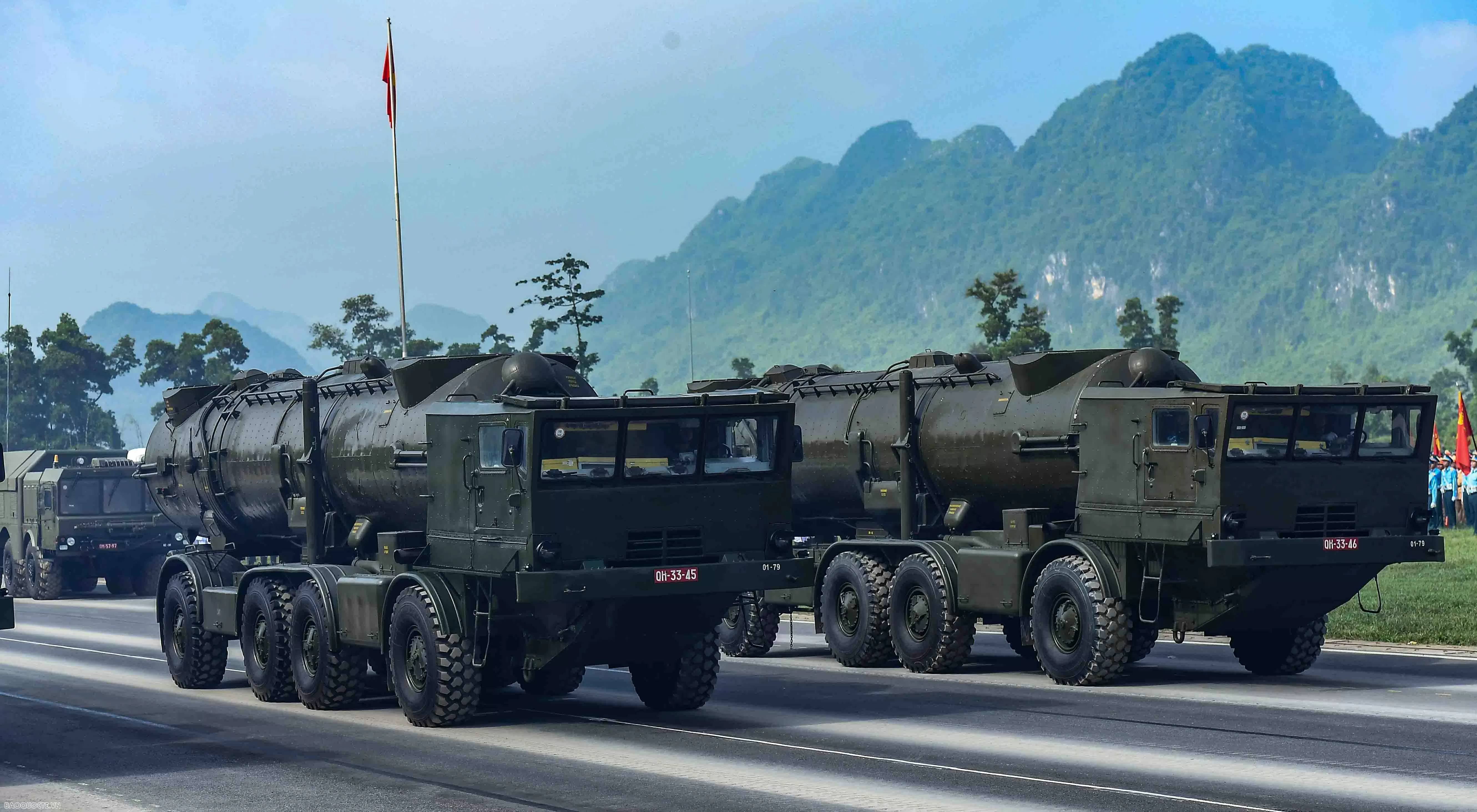 Lực lượng quân đội, công an, khí tài quân sự tại tổng hợp luyện diễu binh, diễu hành 80 năm Quốc khánh