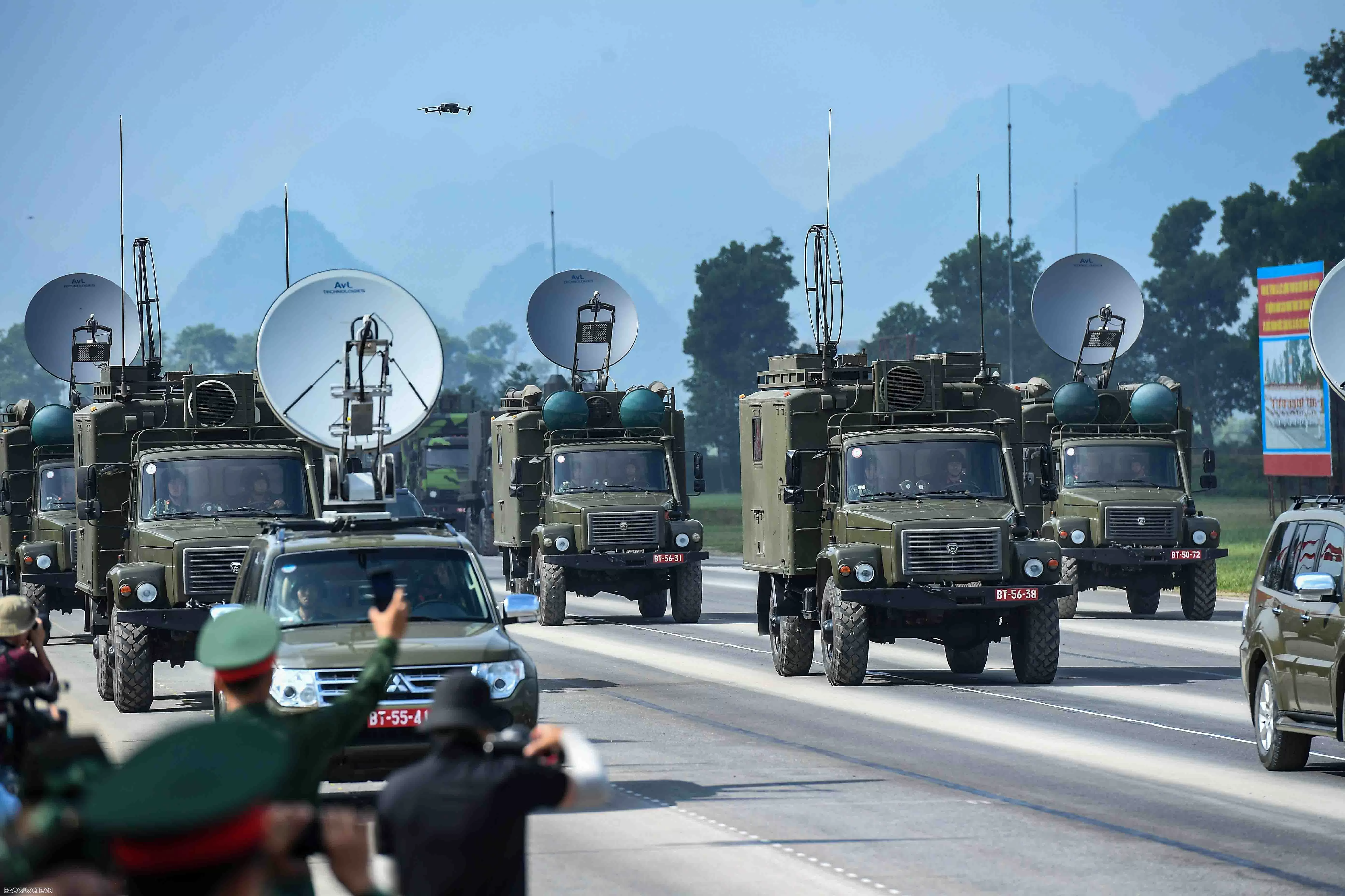 Lần đầu tiên tổng hợp luyện các lực lượng quân đội, công an tham gia diễu binh 80 năm Quốc khánh Lực lượng quân đội, công an, khí tài quân sự tại tổng hợp luyện diễu binh, diễu hành 80 năm Quốc khánh