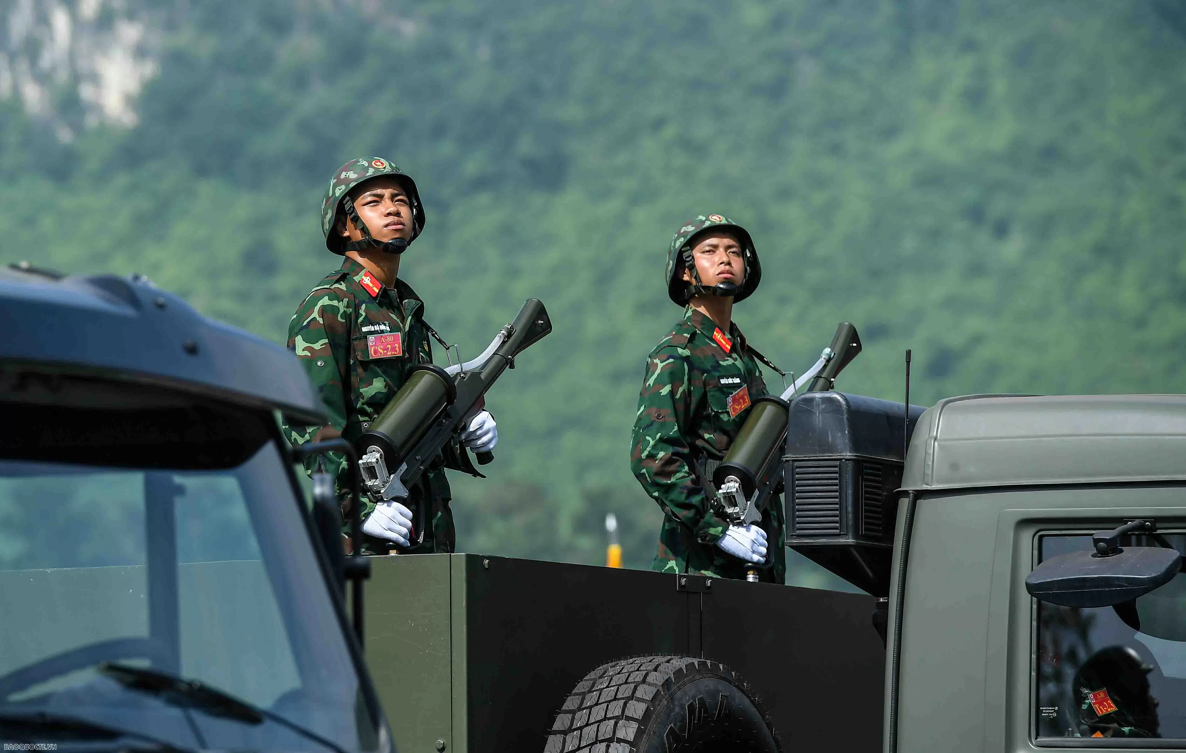 Lần đầu tiên tổng hợp luyện các lực lượng quân đội, công an tham gia diễu binh 80 năm Quốc khánh Lực lượng quân đội, công an, khí tài quân sự tại tổng hợp luyện diễu binh, diễu hành 80 năm Quốc khánh