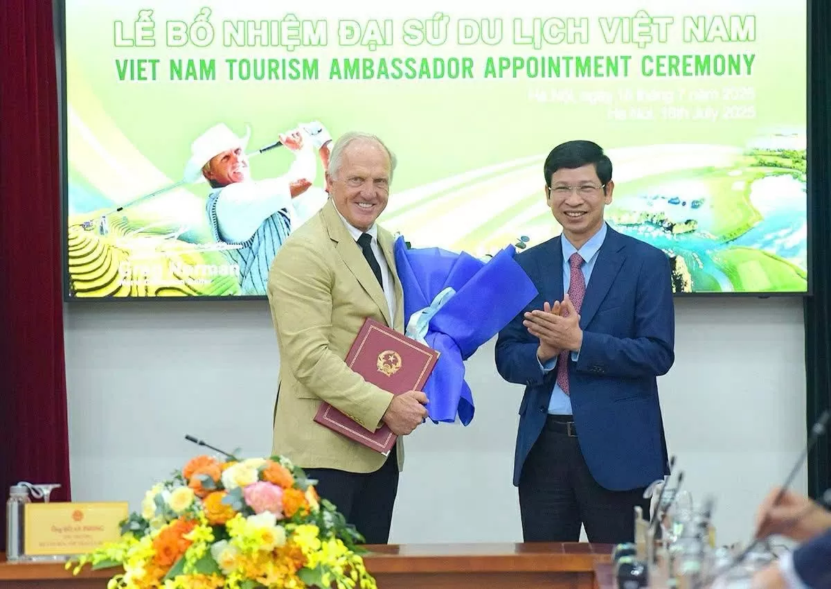 Huyền thoại golf thế giới làm Đại sứ du lịch Việt Nam Huyền thoại golf thế giới làm Đại sứ du lịch Việt Nam