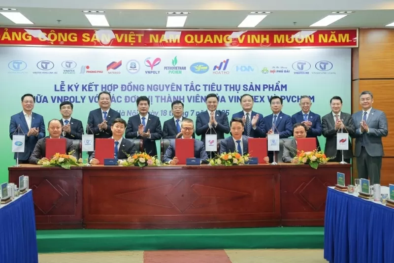 PetroVietnam bắt tay VINATEX tạo dựng chuỗi cung ứng hóa chất   xơ sợi - dệt may bền vững