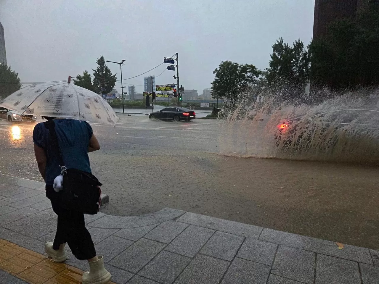 Mưa lớn gây thiệt hại nghiêm trọng tại Hàn Quốc Mưa lớn gây thiệt hại nghiêm trọng tại Hàn Quốc
