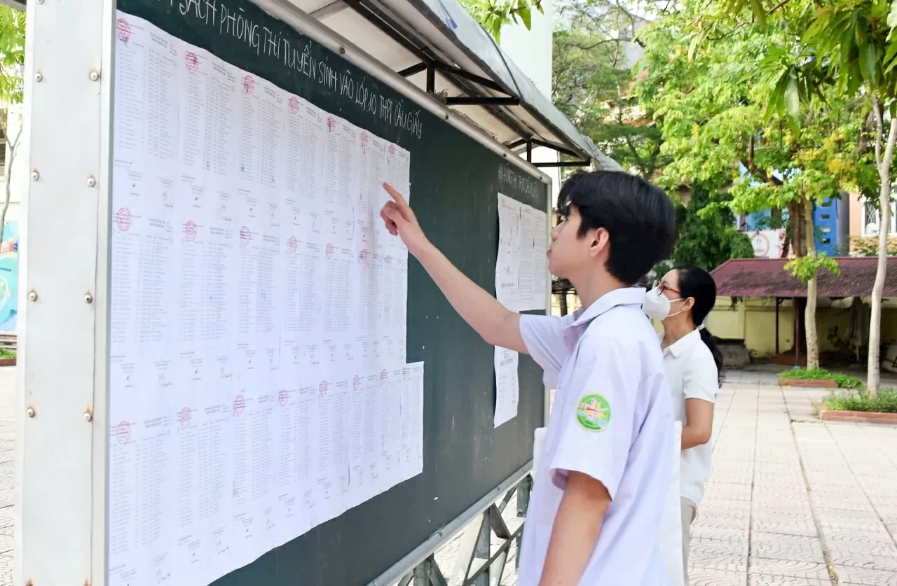 Hà Nội công bố điểm chuẩn trúng tuyển bổ sung vào lớp 10 không chuyên Hà Nội công bố điểm chuẩn trúng tuyển bổ sung vào lớp 10 không chuyên