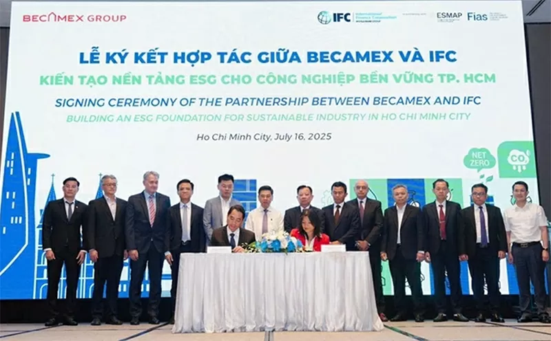 Sự kiện là bước tiếp nối những hợp tác giữa Becamex và Nhóm Ngân hàng Thế giới từ năm 2022 đến nay (Ảnh: Bảo Lan)