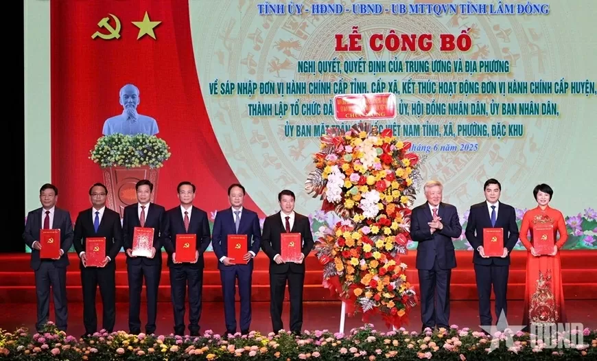 Tỉnh Lâm Đồng mới không chỉ có diện tích lớn nhất cả nước