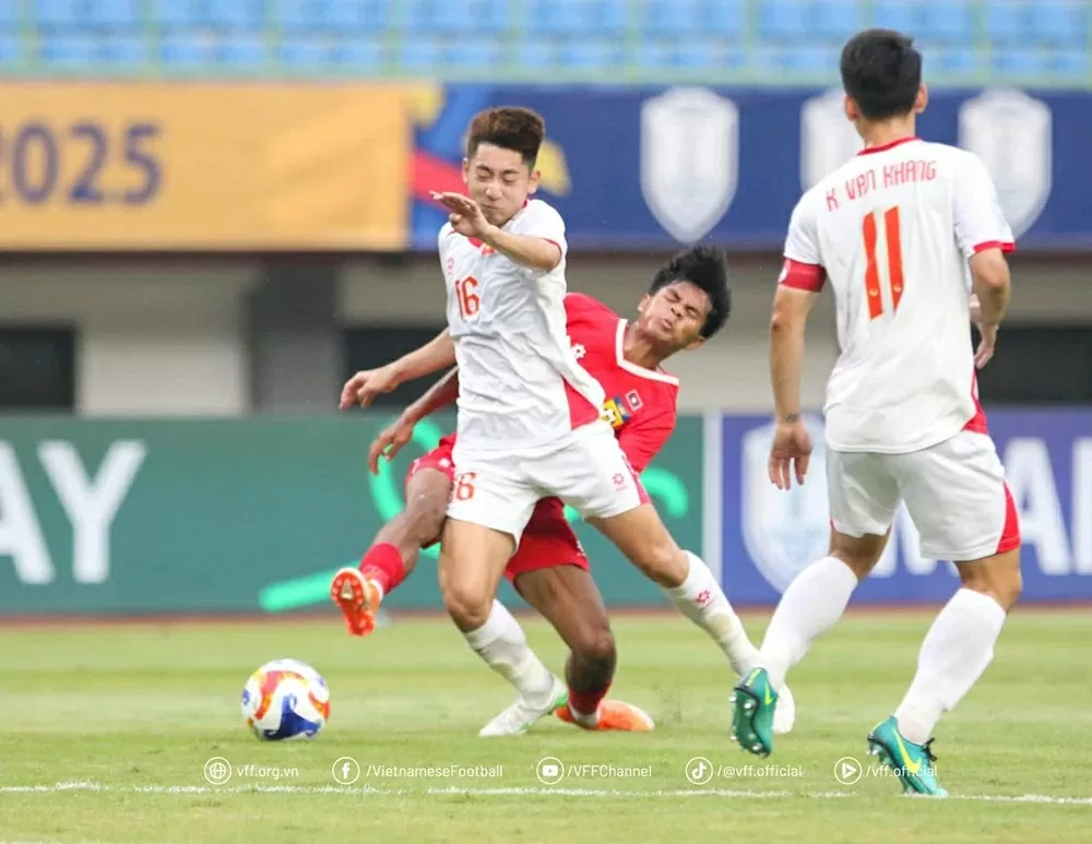 Đội tuyển U23 Việt Nam có trận thắng đầu tiên tại Giải U23 Đông Nam Á 2025