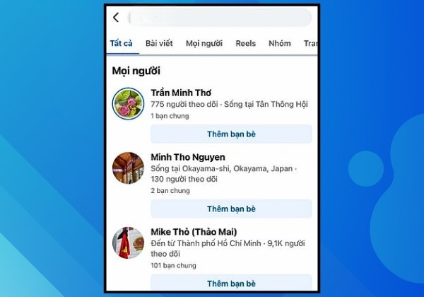 Tìm tài khoản bằng Facebook khác. Tìm tài khoản bằng Facebook khác.