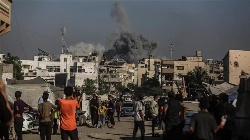 Israel tuyên bố mở rộng chiến dịch ở Dải Gaza, lần đầu tấn công trên bộ một thành phố trung tâm. (Nguồn: Anadolu)