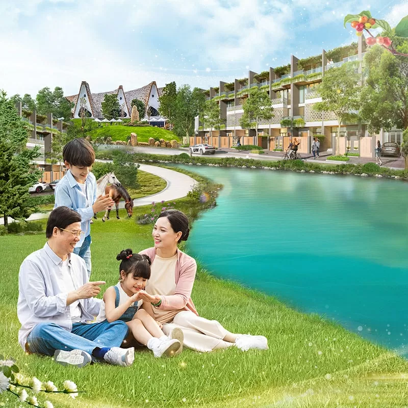 Các thế hệ cư dân tận hưởng cuộc sống an lành, thịnh vượng và hạnh phúc mỗi ngày tại khu đô thị Thành phố Cà phê.