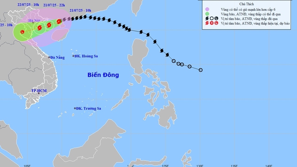bao so 3 di vao vinh bac bo co kha nang manh len gio giat cap 14 khong an toan cho phuong tien hoat dong trong vung nguy hiem