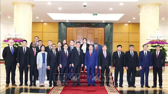 Trưởng ban Nội chính Trung ương hội đàm với Phó Tổng thư ký Đảng Hành động nhân dân Singapore Trưởng ban Nội chính Trung ương hội đàm với Phó Tổng thư ký Đảng Hành động nhân dân Singapore