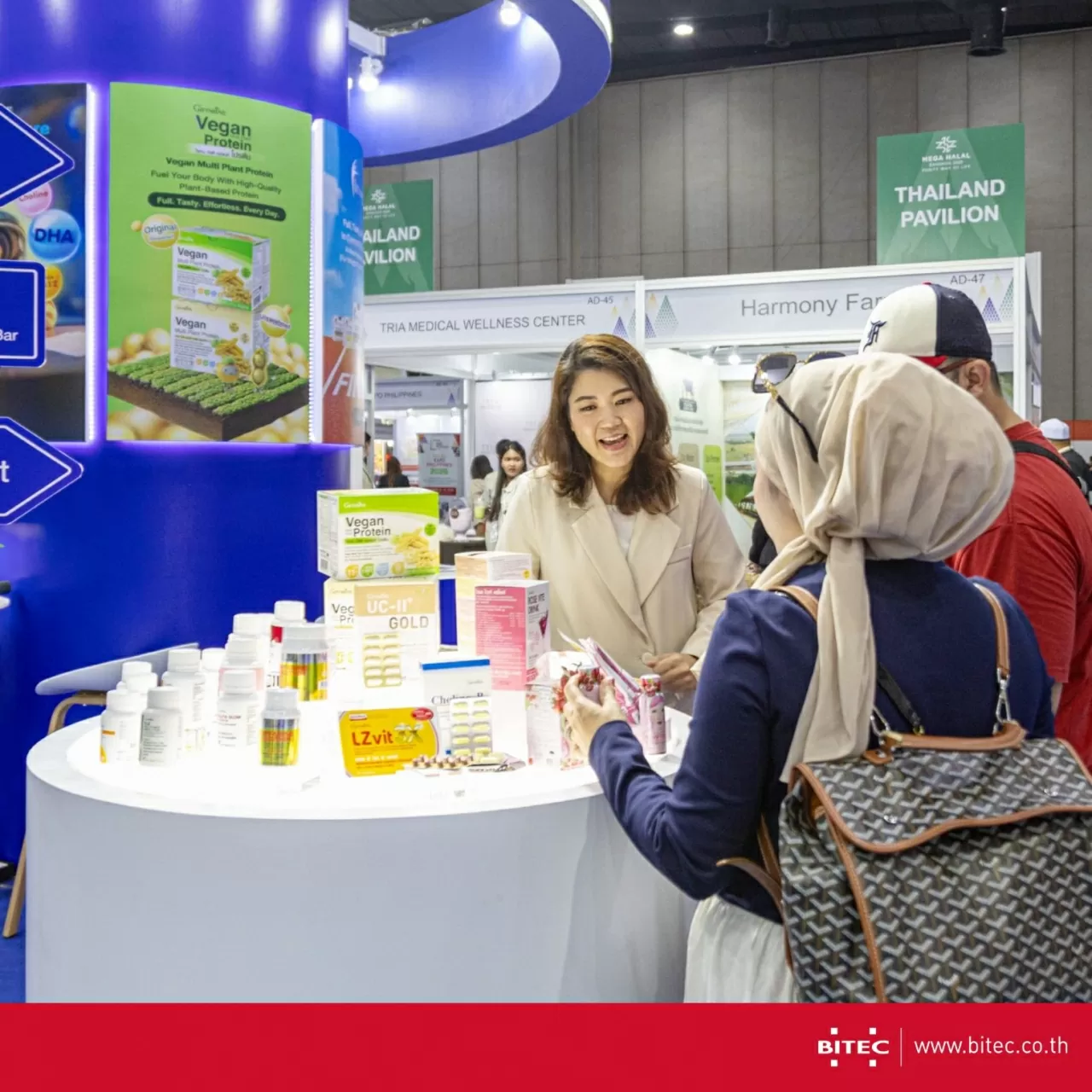 Triển lãm Mega Halal Bangkok 2025 diễn ra tại Trung tâm Triển lãm BITEC Bangna từ ngày 16-18/7/2025. (Nguồn: BTEC) Triển lãm Mega Halal Bangkok 2025 diễn ra tại Trung tâm Triển lãm BITEC Bangna từ ngày 16-18/7/2025. (Nguồn: BTEC)