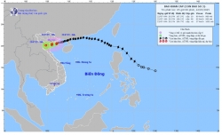 Dự báo thời tiết: Tâm bão số 3 di chuyển gần đất liền từ Hải Phòng đến Thanh Hoá, gió cấp 8, giật cấp 10