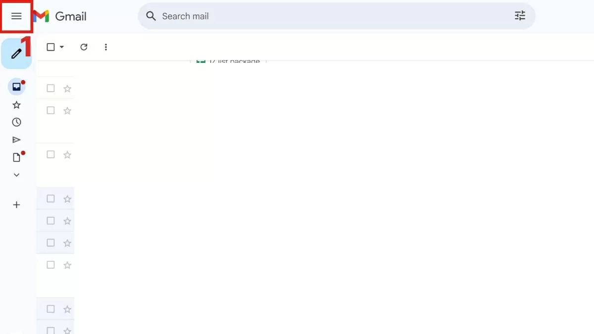 Mở trình duyệt và đăng nhập vào tài khoản Gmail của bạn.