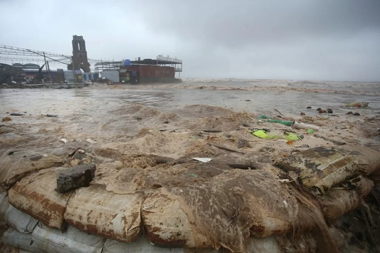 Nhiều khu vực tại Thanh Hóa, Ninh Bình ngập úng cục bộ do bão số 3