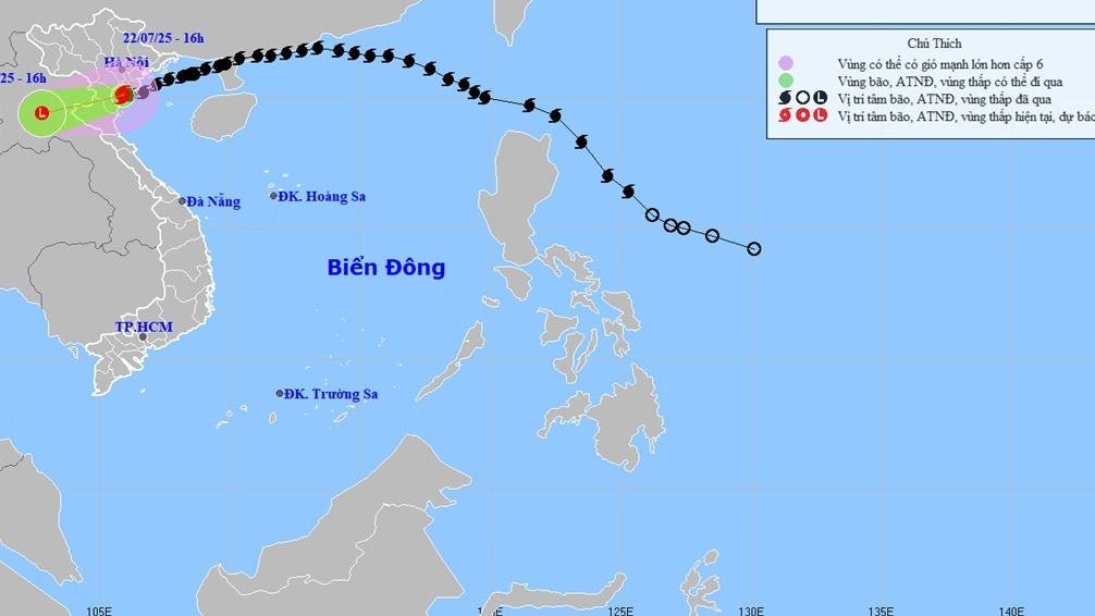 Cập nhật diễn biến bão số 3: Ít di chuyển, tâm bão trên đất liền các tỉnh Ninh Bình-Thanh Hoá; thời tiết trong bão cực kỳ nguy hiểm