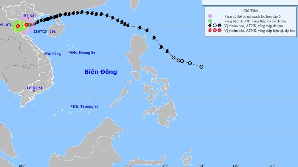 bao so 3 suy yeu thanh ap thap nhiet doi thoi tiet vung anh huong van vo cung nguy hiem khong an toan cho phuong tien cong trinh