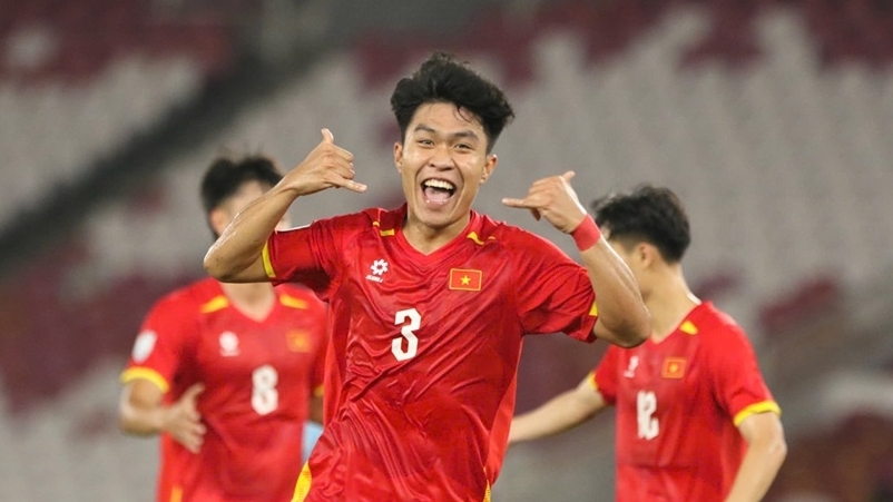 Đánh đầu ghi bàn, U23 Việt Nam giành vé vào bán kết giải Đông Nam Á 2025