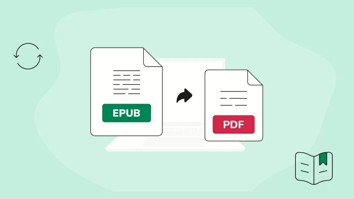 Dùng công cụ chuyển đổi EPUB sang PDF online.