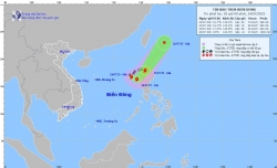 Bão số 4 di chuyển theo hướng Đông Đông Nam, cường độ gió mạnh thêm, giật cấp 12