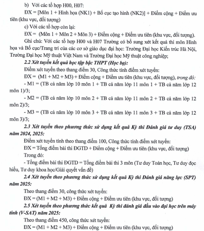 Chi tiết điểm sàn xét tuyển của các trường đại học trên cả nước