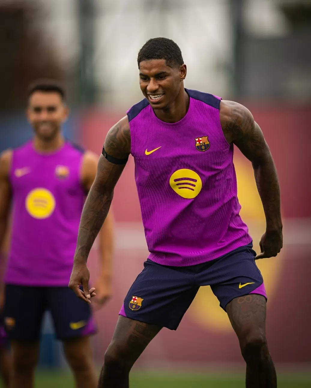 Rashford gây ấn tượng ngay buổi tập đầu tiên ở Barcelona