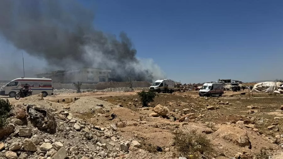 Nổ lớn rung chuyển một khu vực ở Tây Bắc Syria, hơn 150 người thương vong, số nạn nhân có thể còn tăng. (Nguồn: Tân Hoa xã)