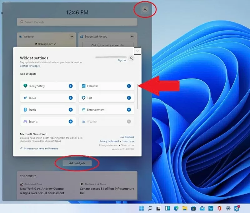 Khởi tạo widget mới.
