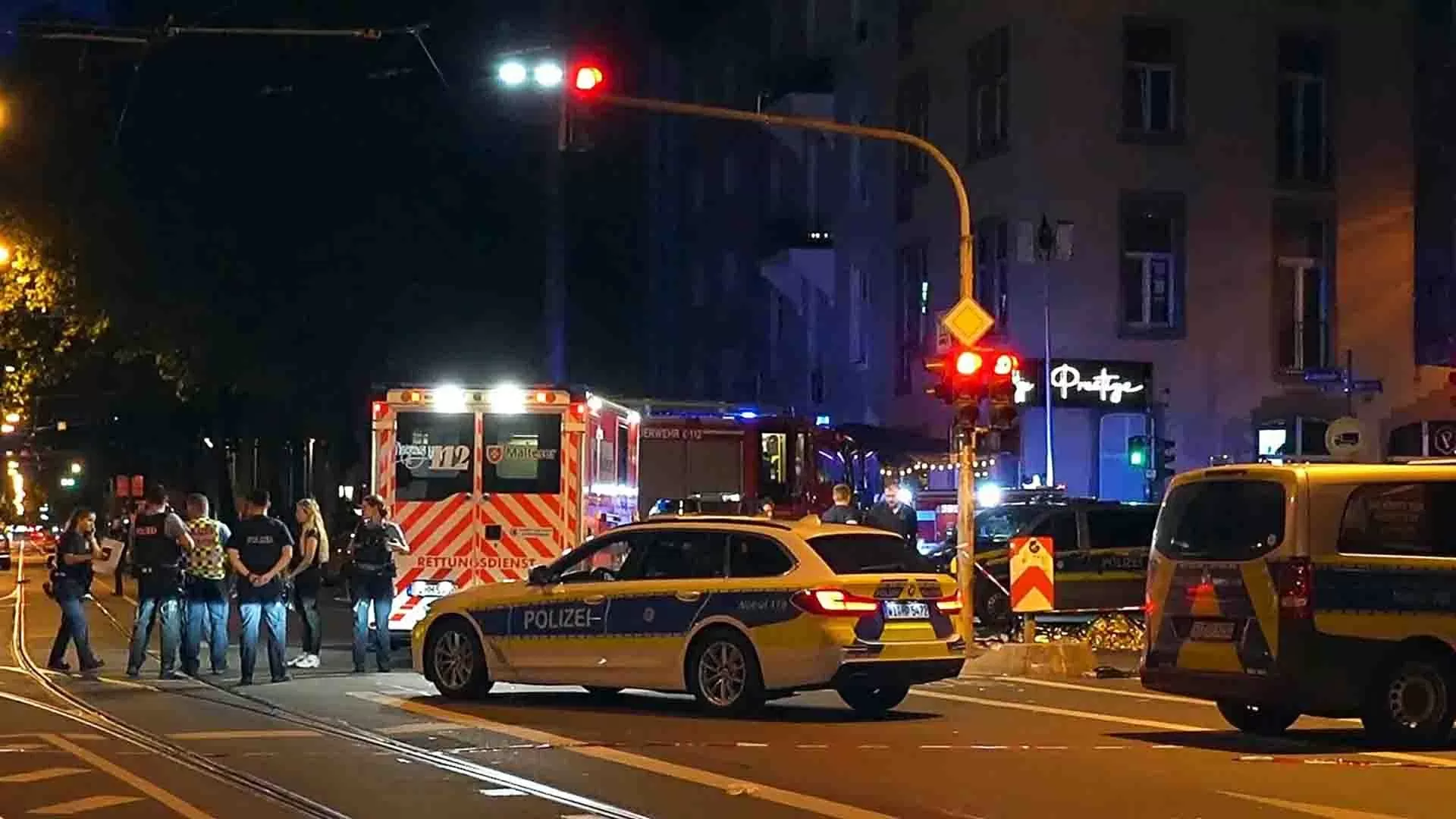 Hiện trường vụ tai nạn tại Frankfurt hôm 6/7. (Nguồn: Spiegel)