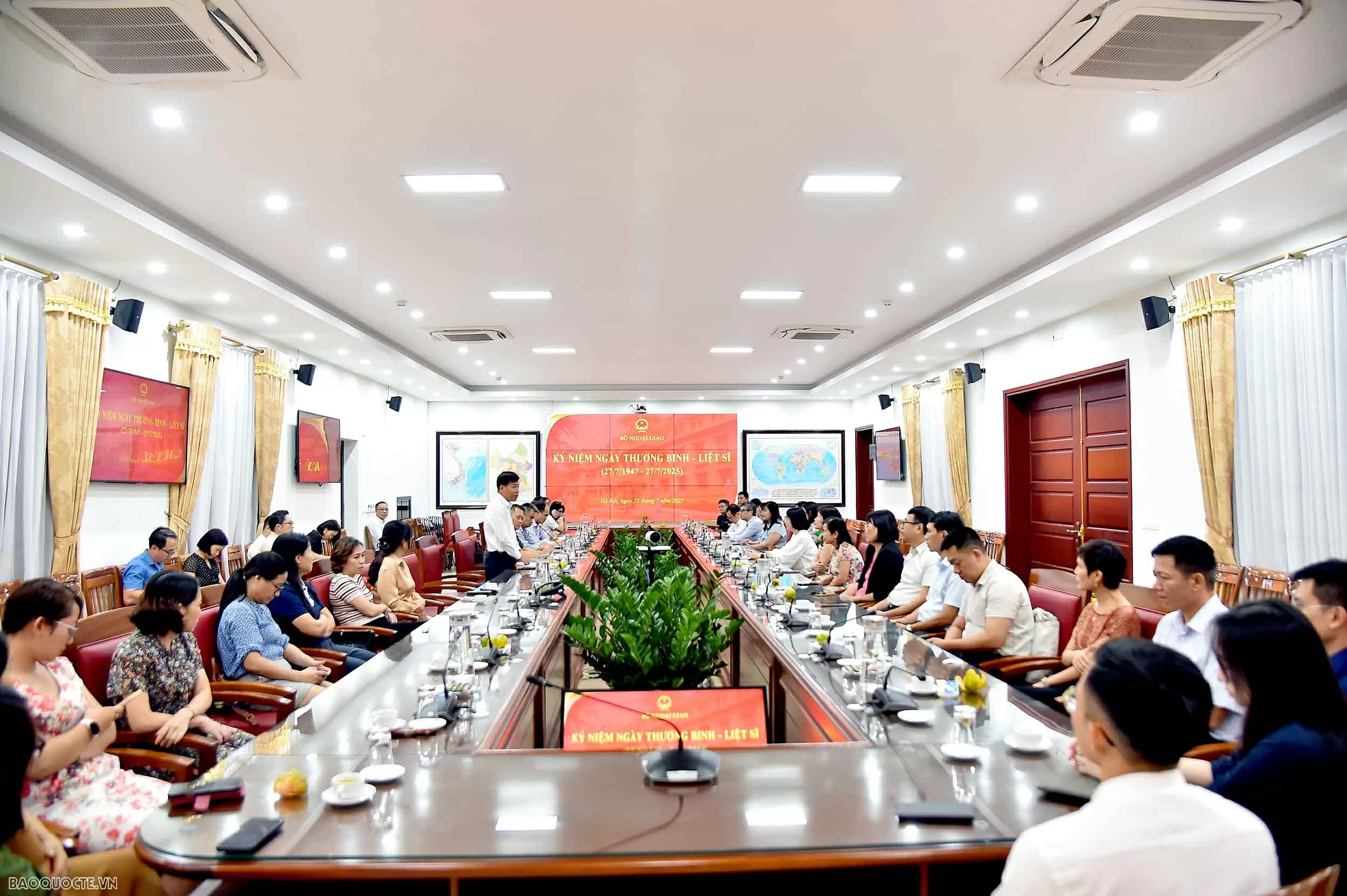 Bộ Ngoại giao tổ chức gặp mặt tri ân nhân Ngày Thương binh-Liệt sĩ Bộ Ngoại giao tổ chức gặp mặt tri ân nhân Ngày Thương binh Liệt sĩ