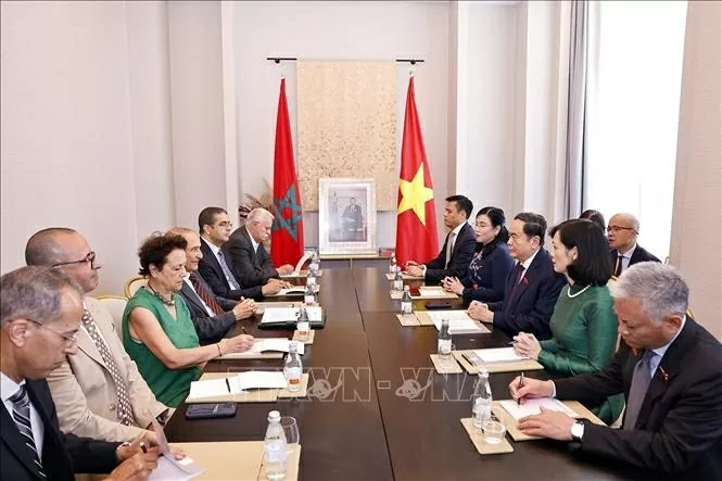 Chủ tịch Quốc hội: Hội hữu nghị Morocco-Việt Nam là cầu nối thúc đẩy quan hệ hữu nghị giữa hai nước