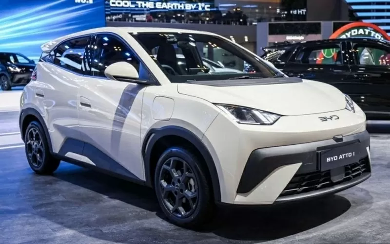BYD Atto 1 gây thiện cảm với thiết kế mềm mại cùng nhiều đường nét bo tròn