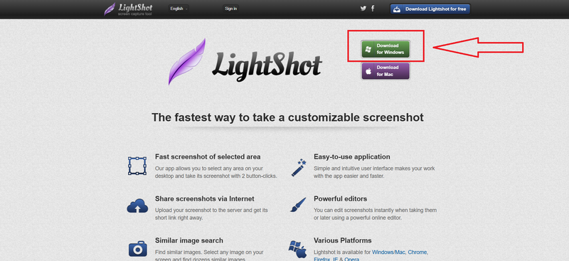 Bạn có thể sử dụng các phần mềm bên thứ ba là Lightshot.