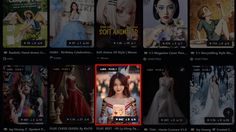 Truy cập vào trang chủ Shakker AI và chọn một mẫu hình ảnh. Truy cập vào trang chủ Shakker AI và chọn một mẫu hình ảnh.