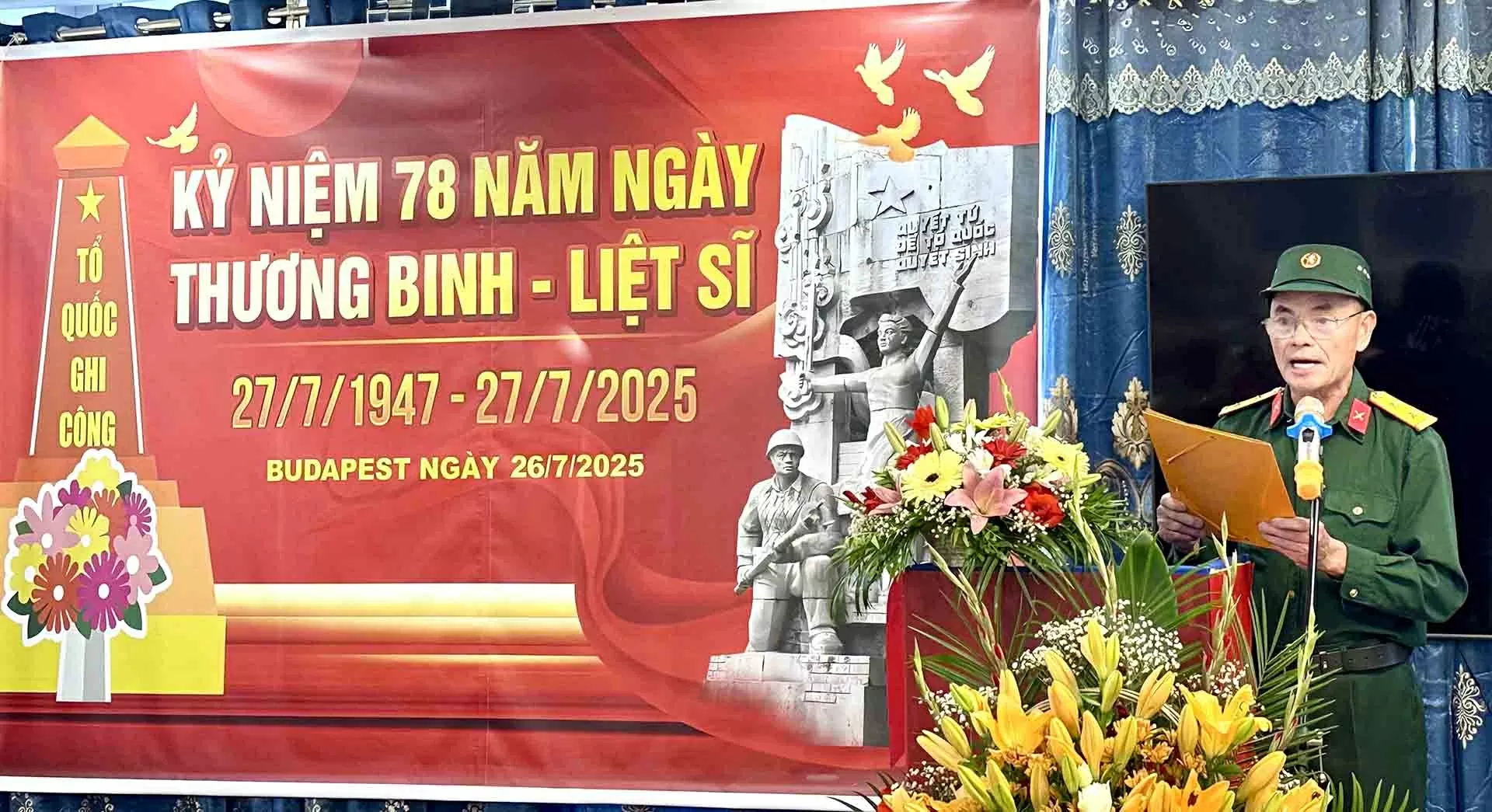 Kỷ niệm Ngày Thương binh Liệt sĩ tại Hungary: Khắc ghi công ơn, lan tỏa nghĩa tình, đạo lý ‘Uống nước nhớ nguồn’