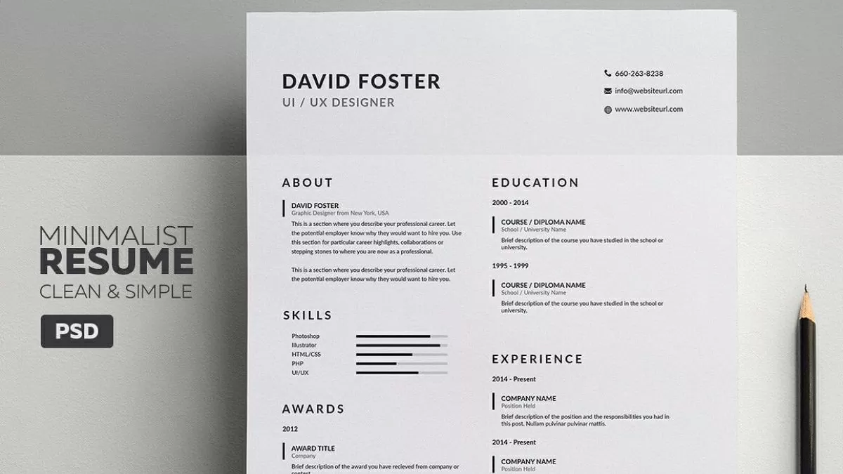 Lựa chọn mẫu và nhập thông tin.