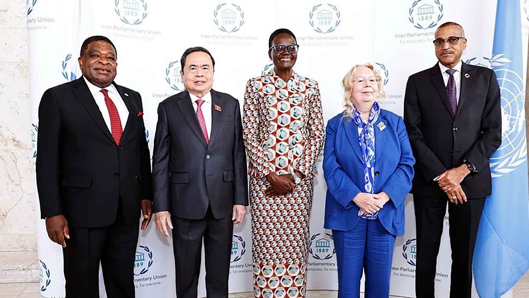 Chủ tịch Quốc hội Trần Thanh Mẫn tham dự Lễ khai mạc Hội nghị các Chủ tịch Quốc hội thế giới lần thứ 6 tại Geneva, Thụy Sỹ