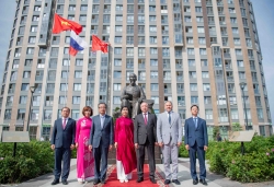 Khánh thành Quảng trường Hồ Chí Minh tại Saint Petersburg, Liên bang Nga