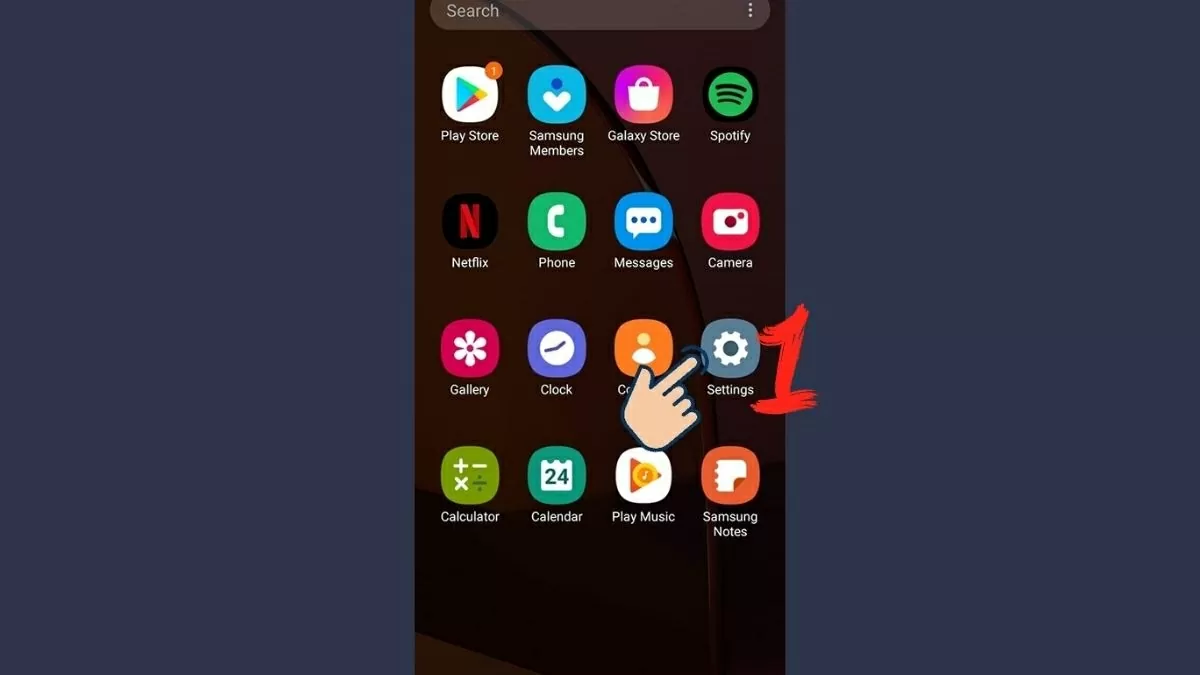 Truy cập Cài đặt (Settings)