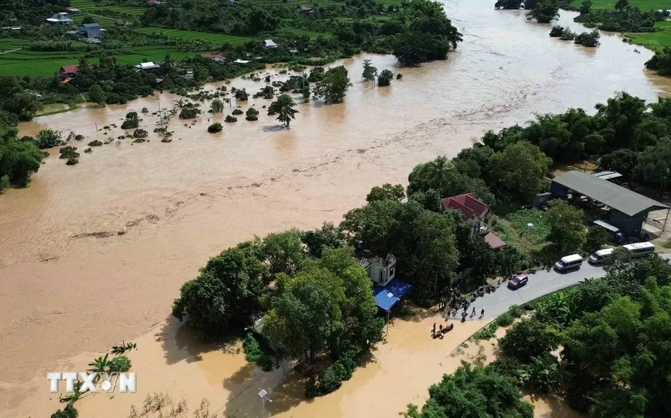 Sơn La: Nước sông Mã lên nhanh
