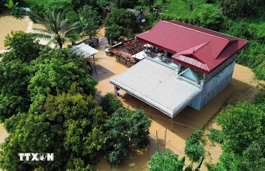 Sơn La: Nước sông Mã lên nhanh