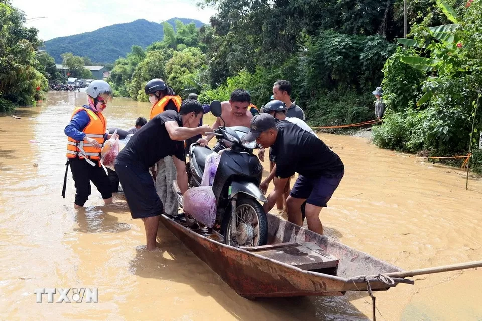 Sơn La: Nước sông Mã lên nhanh