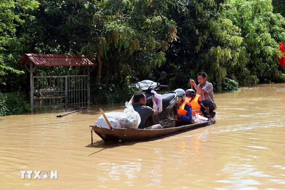 Sơn La: Nước sông Mã lên nhanh