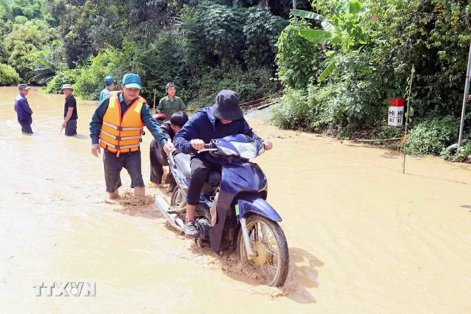 Sơn La: Nước sông Mã lên nhanh