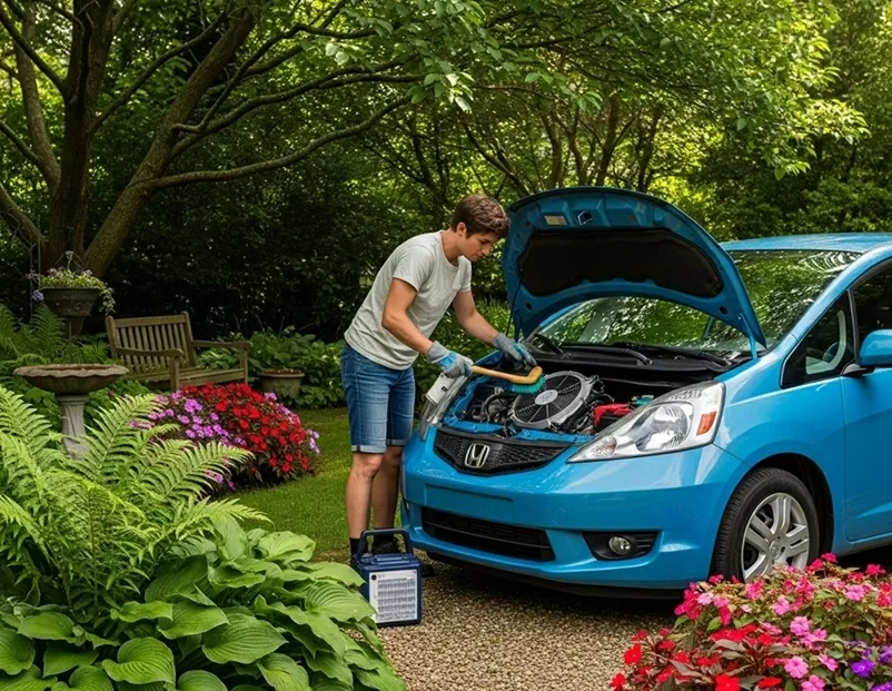 Cách vệ sinh điều hòa ô tô tại nhà đơn giản