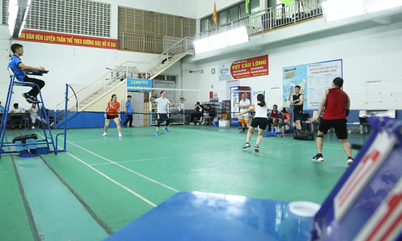 Bộ môn cầu lông thi đấu với 3 hạng mục: Đôi nam, đôi nữ và đôi nam nữ. (Ảnh: Thành Long) Bộ môn cầu lông thi đấu với 3 hạng mục: Đôi nam, đôi nữ và đôi nam nữ. (Ảnh: Thành Long)